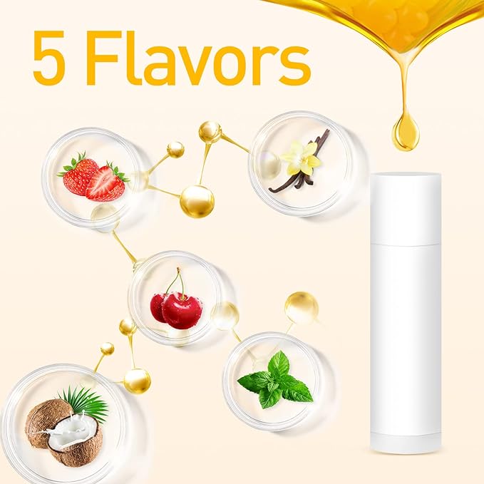 DMSKY 50 Pack Lip Balm Unlabeled,