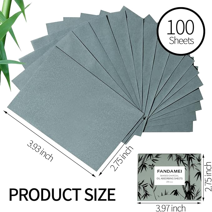 FANDAMEI 600 Counts Oil Blotting Sheets For Face, Absorbing Tissues