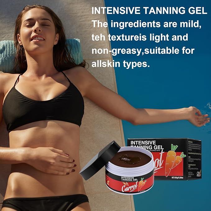 Intensive Tanning Gel, Carotene Tanning