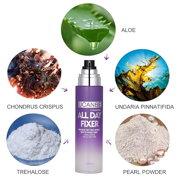 UCANBE Makeup Setting Spray - 2PC Set Matte