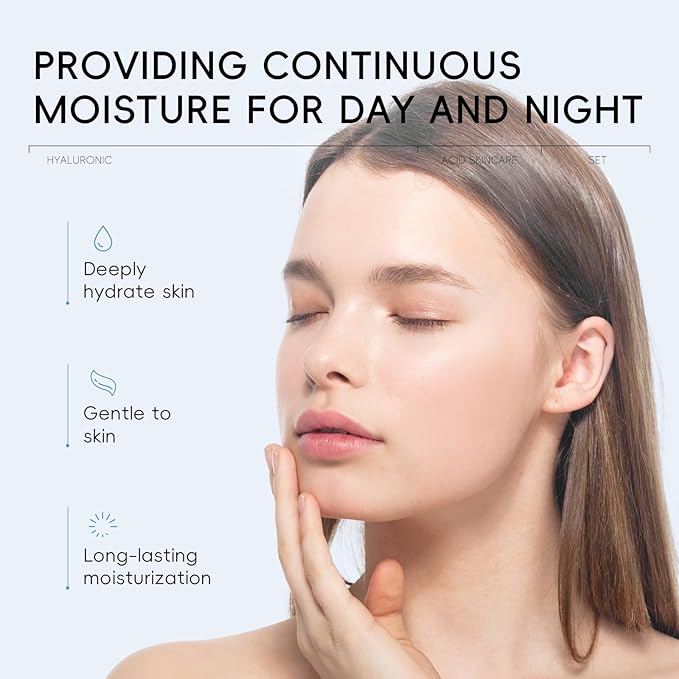 Hyaluronic Acid Skin Care Set, Hydration