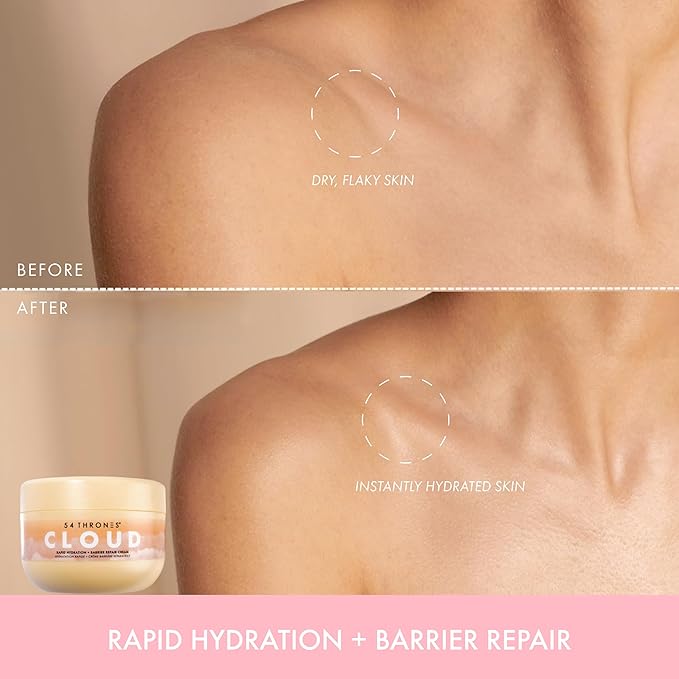 Barrier Repair Cloud Cream, Ultimate Hydrating Skin Care, Hydrating Peptide Moisturizer, Skin Repair Cream, Active Repair, Ugandan Vanilla & Ethiopian Honey