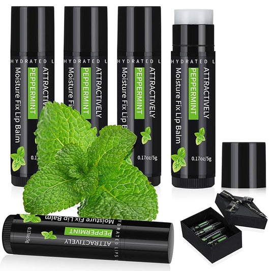 4 Pcs Lip Balm with Gift Lips