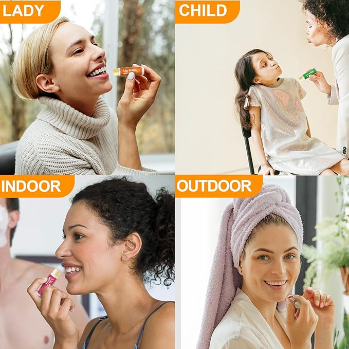 64 Pack Natural Lip Balm Bulk