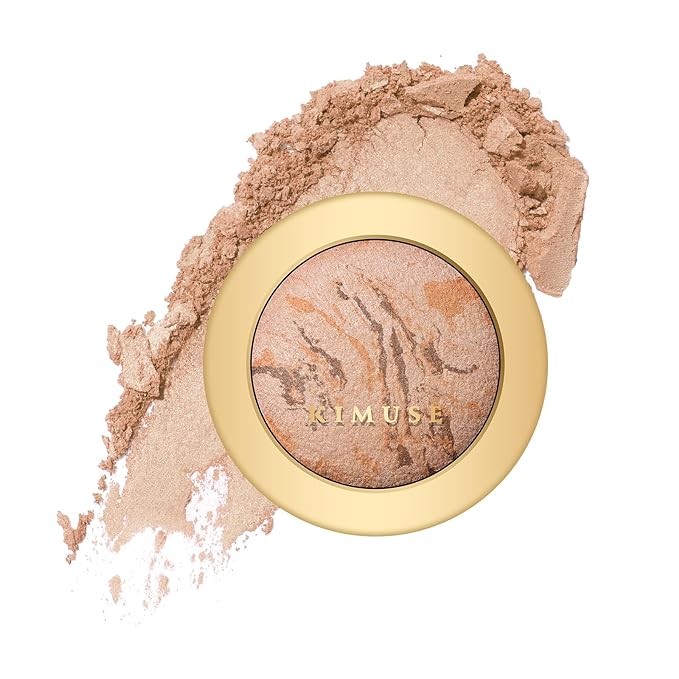 KIMUSE Lighting Glow Baked Foundation, Brighten Color, Color Natural Finish