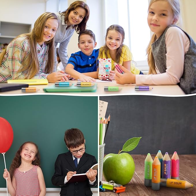 24 Sets Valentine's Day Lip Balm Tag