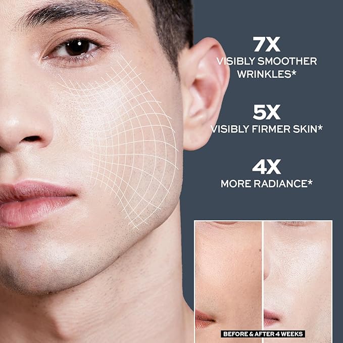 Enaskin Naturals Men's Anti-Aging Face Moisturizer Cream: 7-in-1 Ultra Hydration for Deep Wrinkle Repair & Tightening - Vitamin Boost for Youthful Skin - 1.7 oz