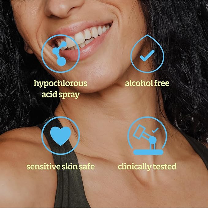 BRIOTECH Renew Toner, Hypochlorous Acid Spray, Minimize Appearance of Blemishes, Soothing Facial Mist for Sensitive Skin, Calm Redness & Bumps, Hypoallergenic & Vegan, 2 fl oz Travel Size
