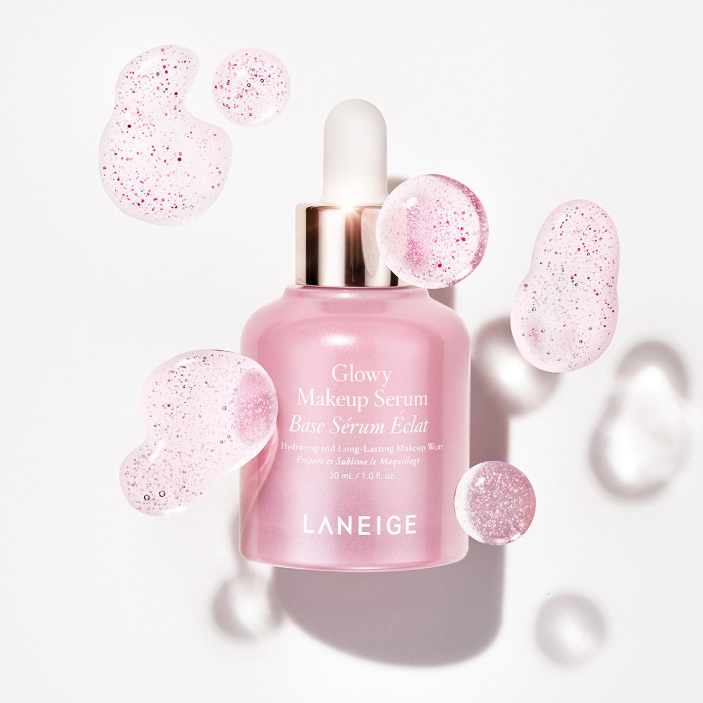 LANEIGE Glowy Makeup Serum: Hydrating Primer and Face Serum for Dewy Skin, Long-Lasting Makeup, & a Radiant Finish
