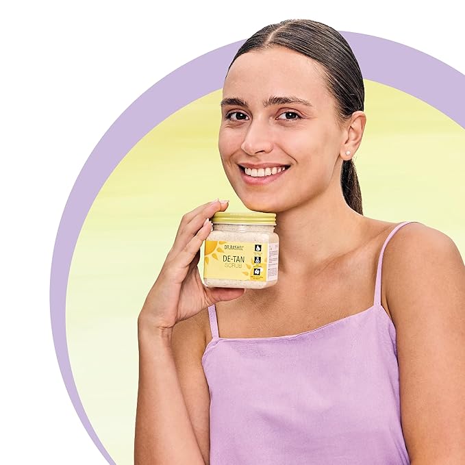 DR RASHEL De-Tan Face & Body Scrub 380ml – Exfoliating Cleanser with Natural Extracts for Tan Removal, Gentle Cleansing & Oil Control – Suitable for Most Skin Types 12.84 Fl Oz