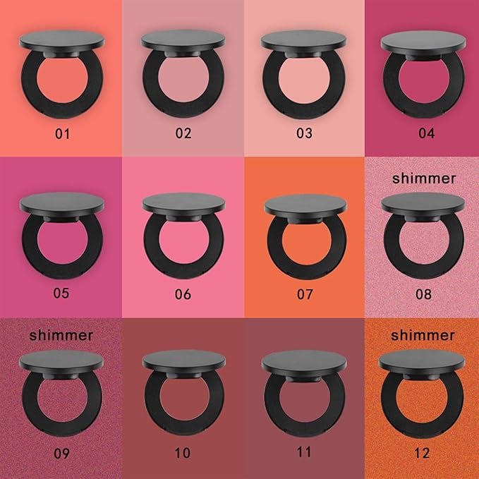 Blush Powder Face Makeup, Matte Natural Glow Blushing Blush 5