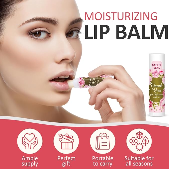 DMSKY Lip Balm Bulk 60 Pcs, Guests