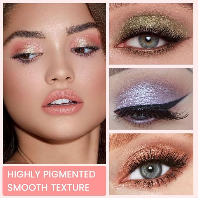 9 Colors Pink Pearl Gold Matte Shimmer Eyeshadow