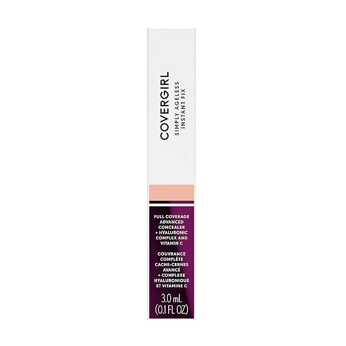 COVERGIRL Simply Ageless Instant Fix Advanced Concealer, Hydrating, 0.1 Oz