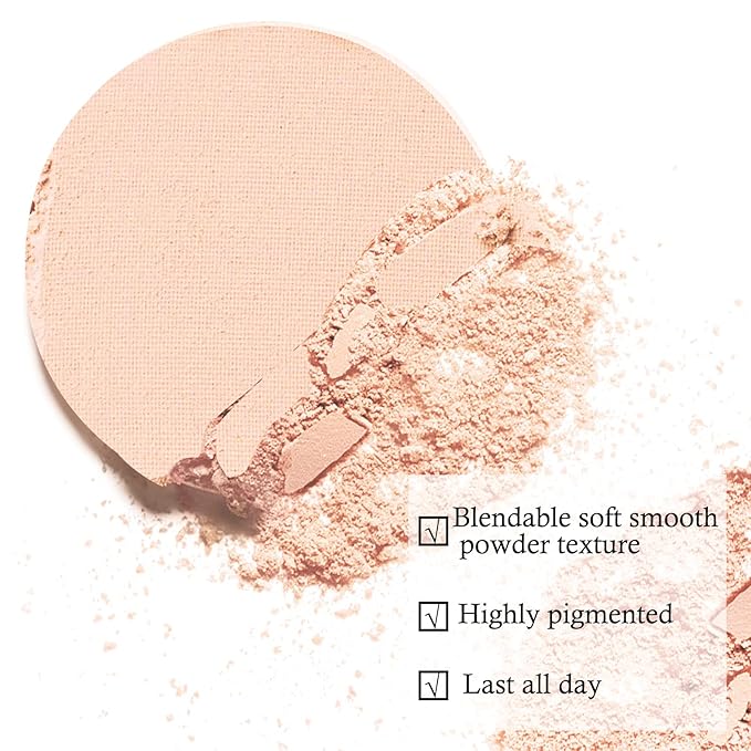 Boobeen Single Color Blush Face Blush Palette Matte Easily, Lightweight