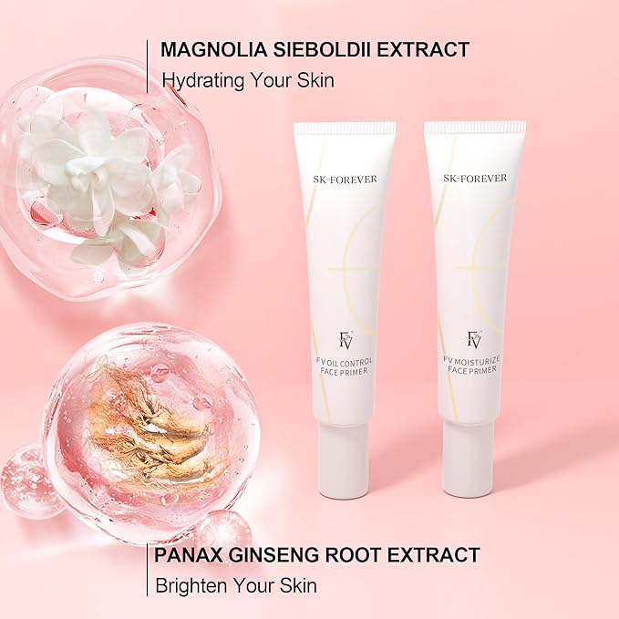 FV Hydrating Makeup Primer, Easy-to-Apply, Brightening, Ideal for