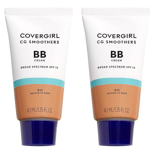 COVERGIRL Smoothers Bb Cream, Medium To Dark 815, 2 Count