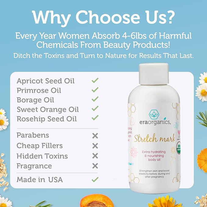 Era Organics Organic Stretch Mark Oil Moisturizing