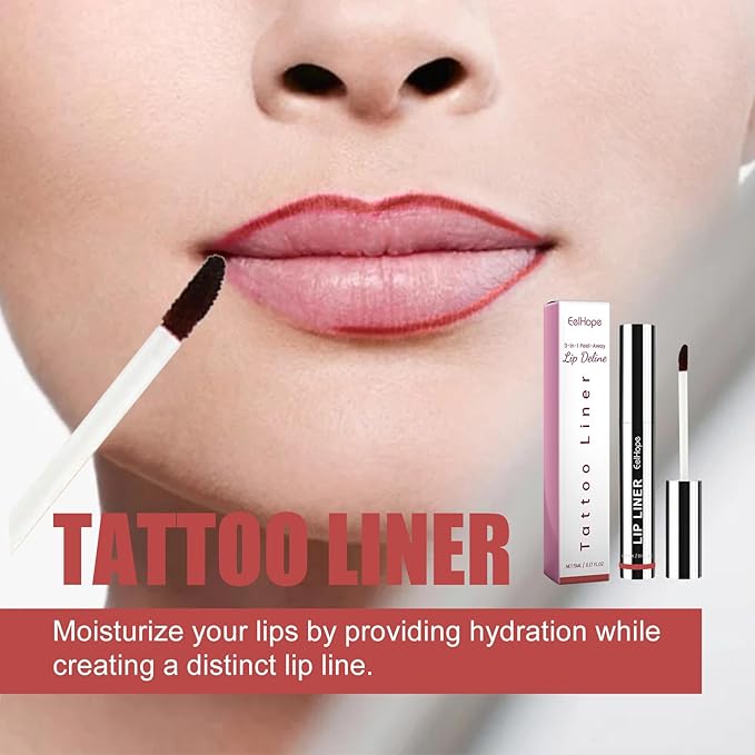 3PCS Peel Off Lip Liner, Lip Liner Tattoo Long