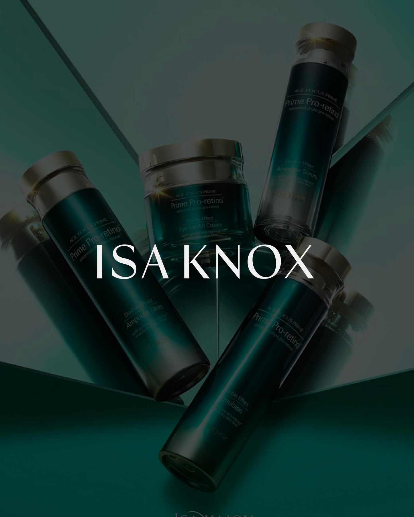 ISA KNOX AGE FOCUS PRIME DOUBLE EFFECT SKINCARE (417 ml / 14.10 Fl Oz) - Korean Skincare, Lightweight but Nourishing by LG BEAUTY. Toner, Emulsion Lotion, Serum, Cream, Cleansing Foam.