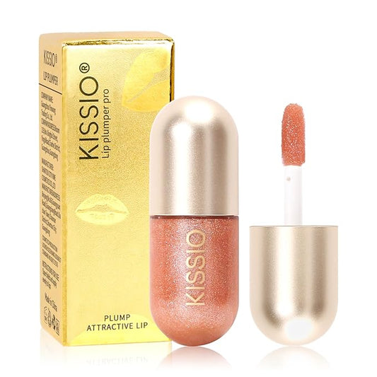 KISSIO Lip Plumper,Color Lip Plumper Gloss,Lip