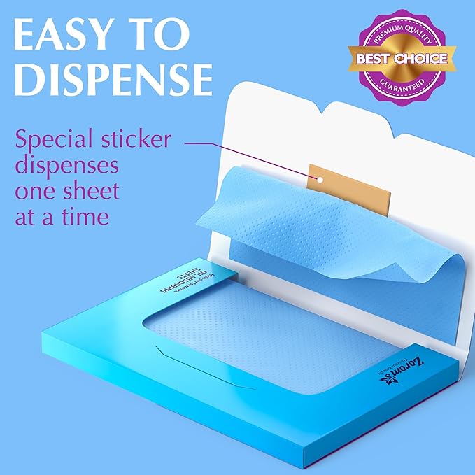 Premium Oil Absorbing Sheets for Face - 3 Oily Skin