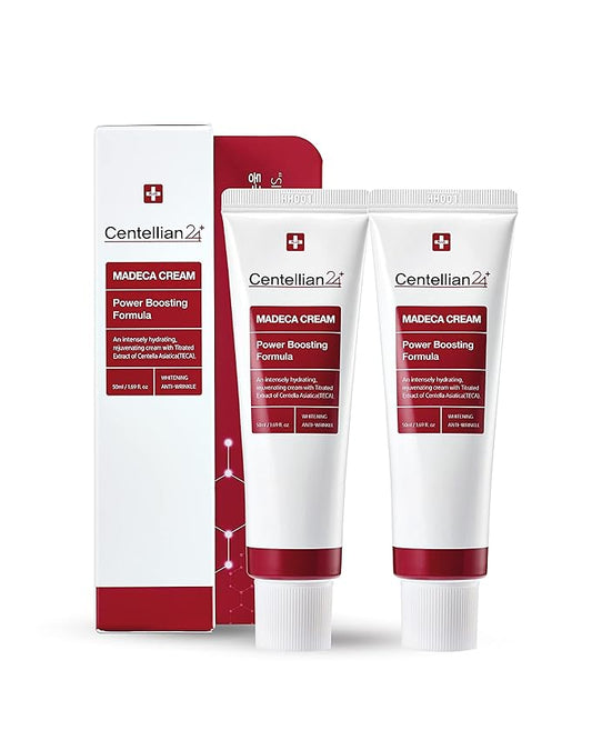CENTELLIAN 24 Madeca Cream (1.7+1.7fl oz) - Centella Moisturizer for Face, Korean Skin Care. Dry, Sensitive Skin. TECA, Centella Asiatica, Madecassoside