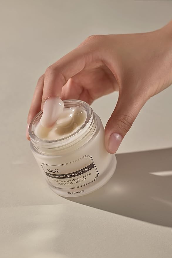 DearKlairs] Fundamental Water Gel Cream 2.36 fl oz | Vegan, Jeju Green Tea Water and Panthenol