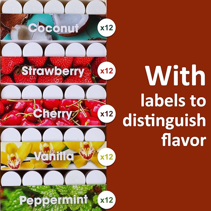 60 Pack Lip Balm Unlabeled, Natural