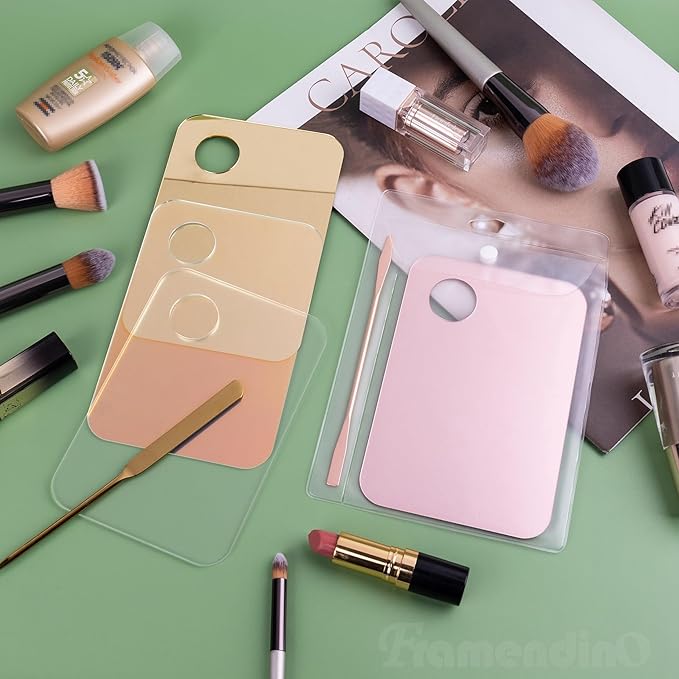 Framendino, 4 Pack Acrylic Cosmetic Makeup Palette Tray