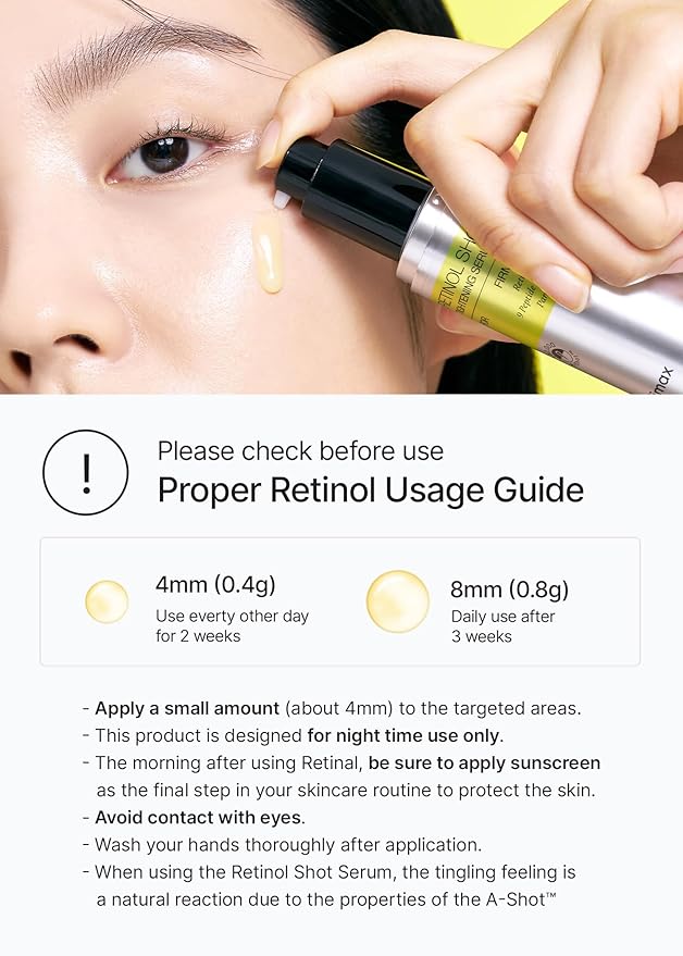 celimax The Vita A Retinol Shot Tightening Serum | with Pure Vitamin A Retinol, Peptide, Pore Minimizer, Wrinkles & Fine Lines, Firmer Skin, Anti-Aging, Skin Smoothing 30ml