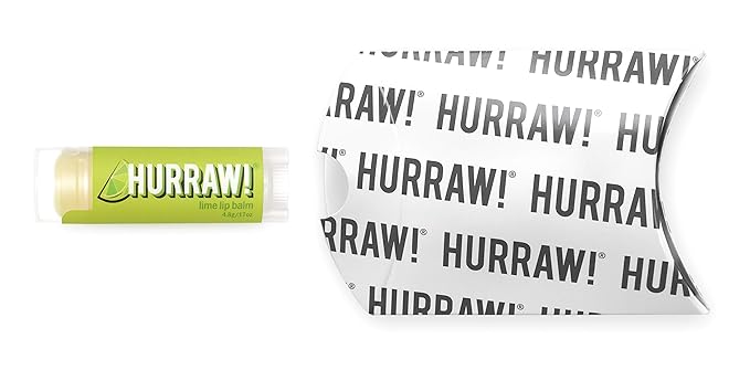 Hurraw! Lime Lip Balm: Organic, Certified