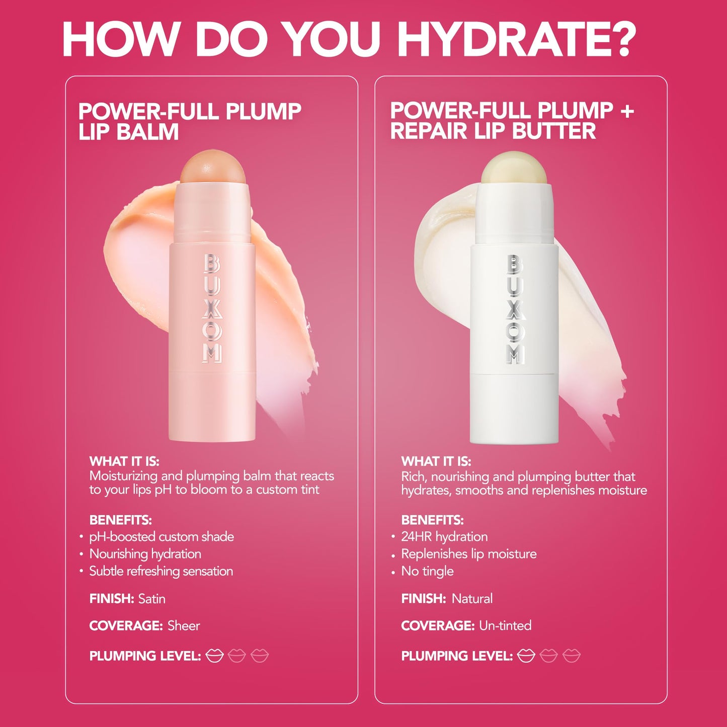 BUXOM Power-Full Plumping Lip Balm, Big "O"