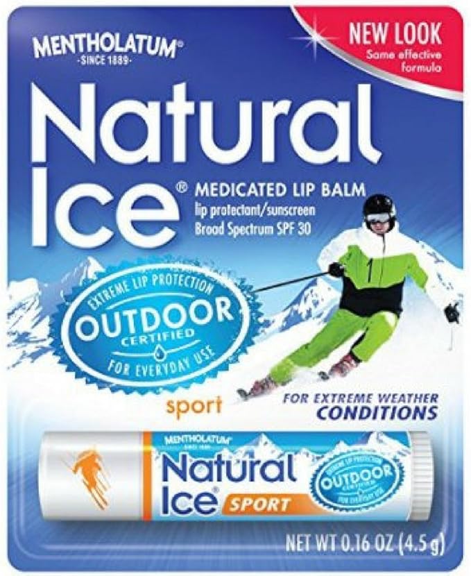 Mentholatum Natural Ice Sunscreen/Lip Protectant SPF