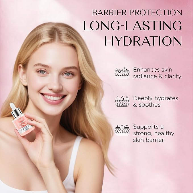 Salmon DNA PDRN Serum – With Niacinamide, Hyaluronic Acid & Peptides – Anti-Aging, Hydrating, Deep Hydration & Moisture Lock Essence – Korean Skin Care – 1.0 fl oz(Pack of 1)