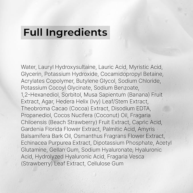 Echinacea Cleansing Gel Foam, Gentle Effective Cleanser, Impurities Remove, Hydrating, Soothing w/Hydracell, Hyaluronic Acid, Propendediol, SkinCare for Dry Sensitive Skin 5.07 fl oz / 150ml