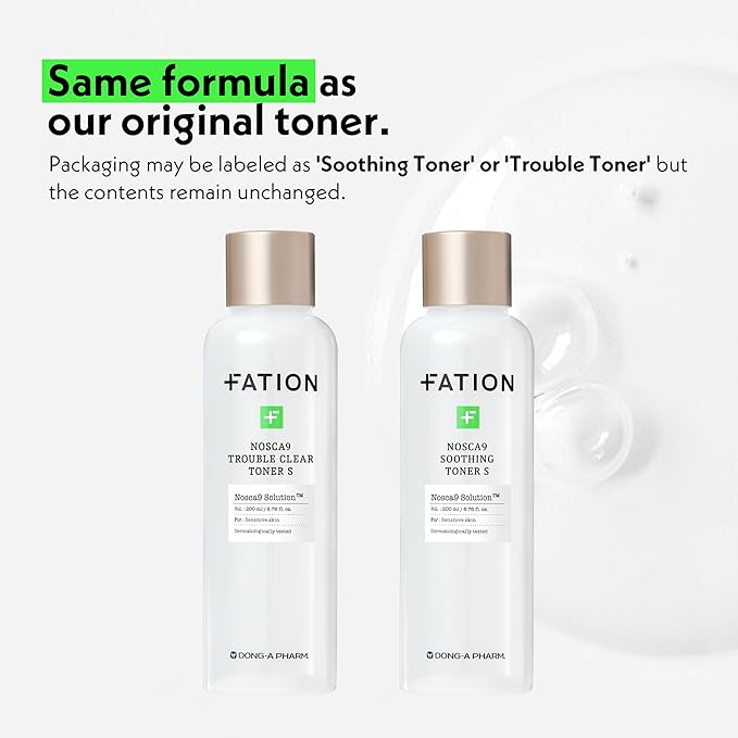 Nosca9 Soothing Toner S | 2% PHA & LHA Exfoliating Toner for Sensitive Skin | Moisturizing, Hypdrating & Quick Absorption Korean Skincare (Pack of 1, 6.76 Fl Oz)