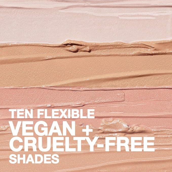 evpct 2Pcs under Eye Brightener, Nourishing Luminous under Nude Pink