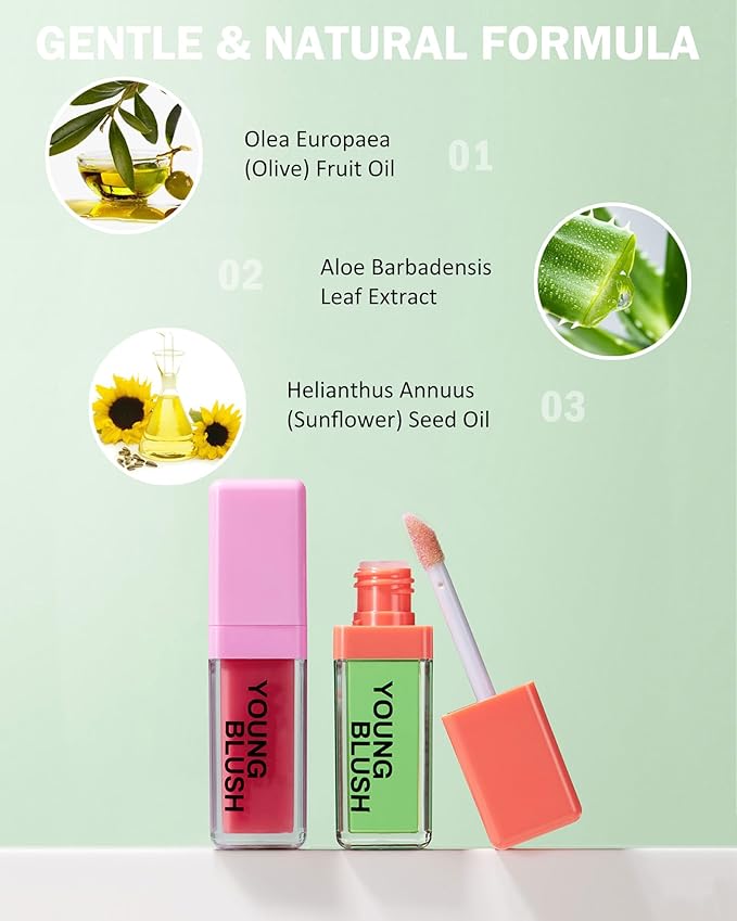 Pink Liquid Blush Oil Clear Liquid Blush for for Women