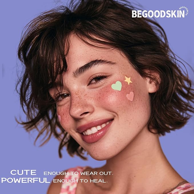 Hydrocolloid Acne Patches – Invisible& Visible Pimple Patches for Face, Tea Tree oil, Zit Absorbing Spot Treatment, Blemish Patches, Patch for Whitehead, Star& Heart Shapes, 180 count