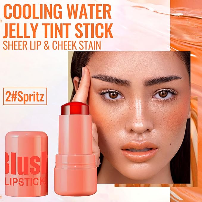 Erinde Cooling Water Jelly Tint Blush Stick, Sheer Cooling
