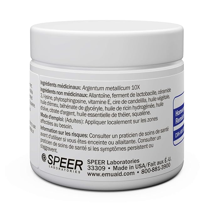 emuaid Ointment for Eczema and Psoriasis Relief, Reduces Itching, Pain, Swelling, Regular Strength Treatment for 100+ Skin Conditions, Steroid and Chemical-Free, Suitable for All Ages, 2oz