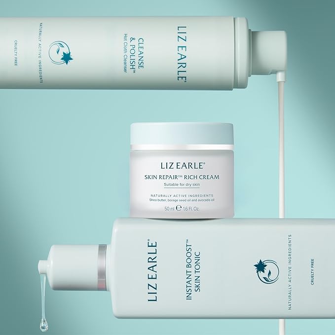 Liz Earle Instant Boost Skin Tonic Face Toner - Hydrating Facial Toner for Dry Skin Enriched with Aloe Vera, Soothing Calendula & Vitamin E to Refresh and Revitalize Complexion (200 ml)