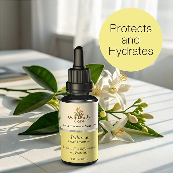 Gaia Body Care Meadowfoam Oil Organic - (1oz) - Blended with Marula and Neroli Oils - Smooths and Hydrates Skin and Hair - Plant Based, Vegan Premium Moisturizing Facial Oil