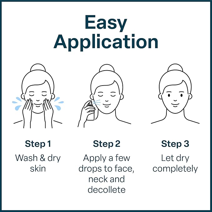 QRxLabs Peptide Complex Serum for Face - Collagen Booster with Hyaluronic Acid & Chamomile Extract - Reduces Wrinkles, Heals & Repairs Skin, Tightening Effect - Hyaluronic Acid Serum for Face