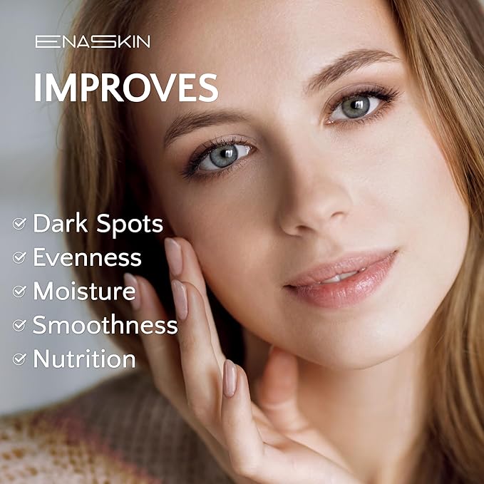 EnaSkin Dark Spot Remover for Face and Body: Advanced Formula Spot Corrector Cream to Fade Age Spots, Sun Spots, Freckles, Melasma, and Brown Spots for Women and Men (1.7 Oz)