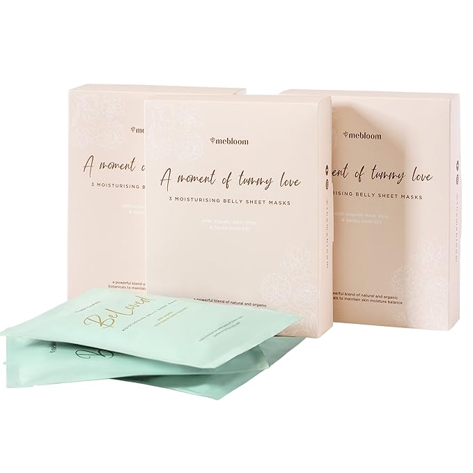 3 x Feuchtigkeitsspendende Bauchtuchmaske - hilft Mischung