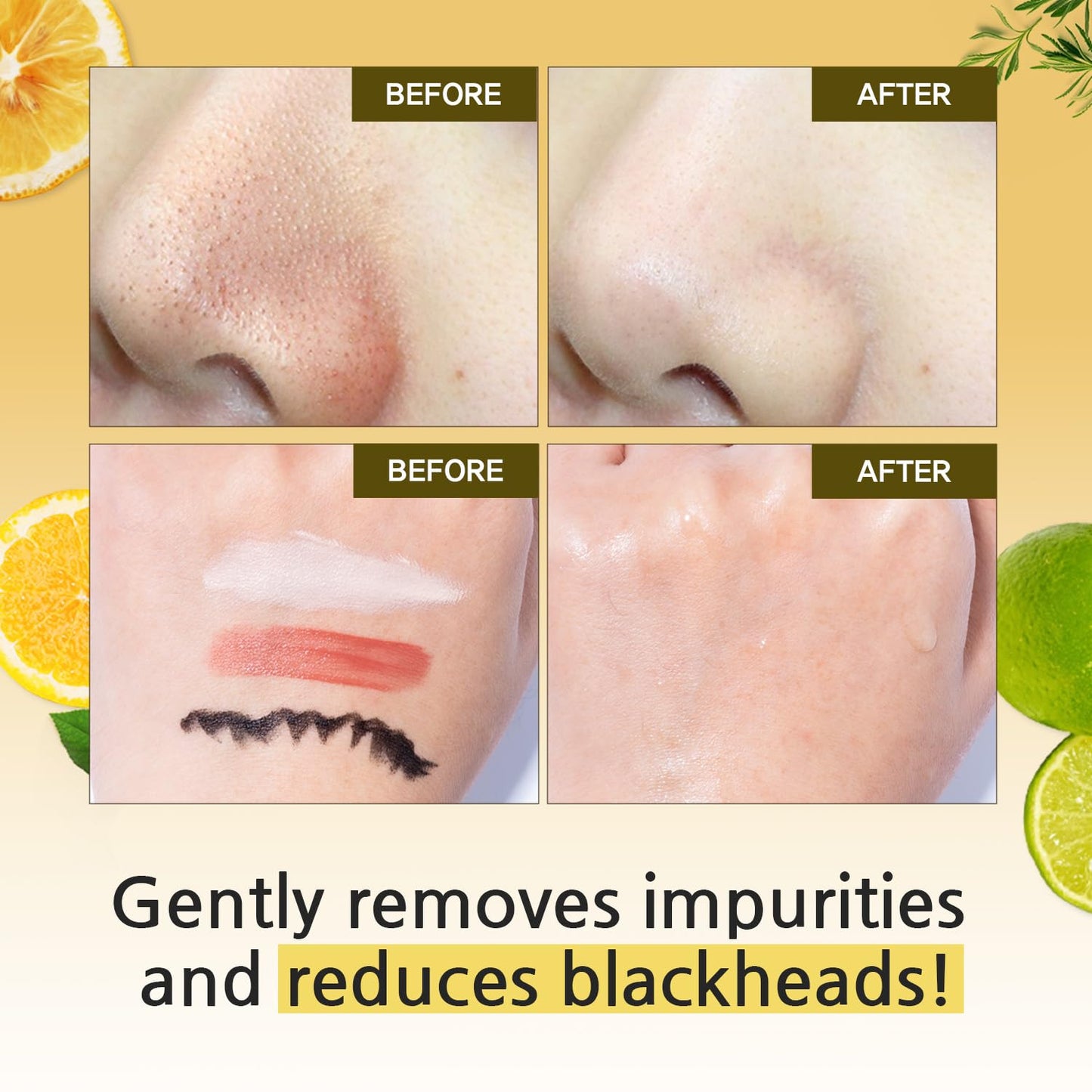 eyeNlip Calamansi Vita Cleansing Foam 4.23 fl oz - Revitalizing Cleanser with Calamansi Extract, Centella & Hyaluronic Acid for Gentle Daily Care, Korean Skincare