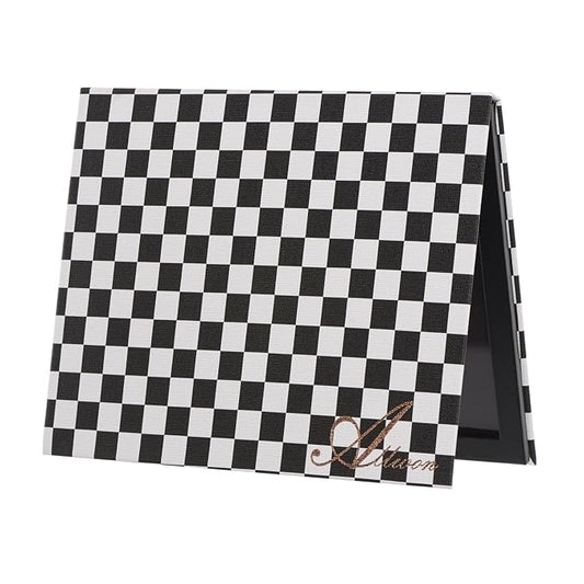 Extra Large Magnetic Palette Checkered Black Empty Makeup