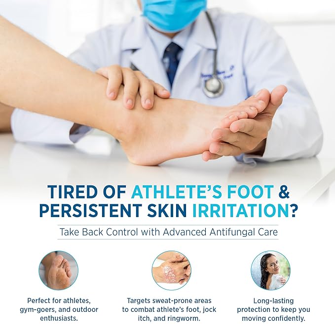 Roycederm Antifungal Tea Tree Oil Soap: Extra Strength Medicated Bar Soap Skin Fungus Treatment for Athlete’s Foot, Jock Itch & Ringworm - Deep Cleansing